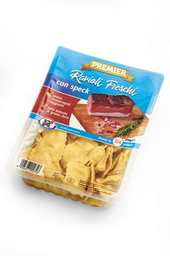 Ravioli freschi con Speck