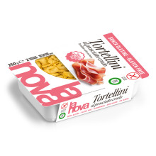 Tortellini with prosciutto (raw ham) - gluten free